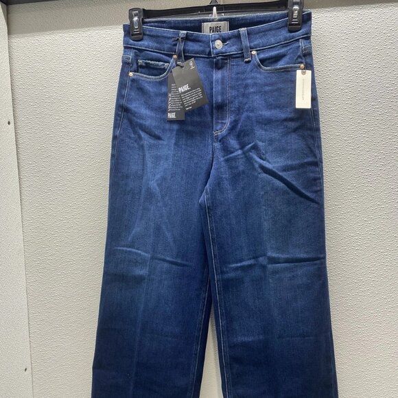 Paige “Anessa” High-Waist Ankle Wide-Leg Jeans – Size 29x26 (NWT) - Picture 1 of 11